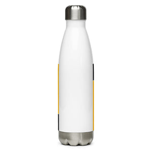 Yellow Color Block Stainless Steel Water Bottle