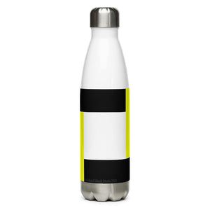 Yellow Fluorescent Color Block Stainless Steel Water Bottle