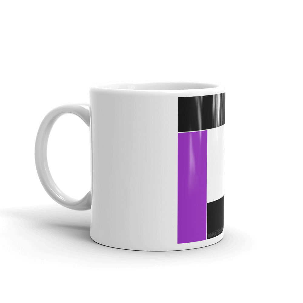 Purple Color Block Mug