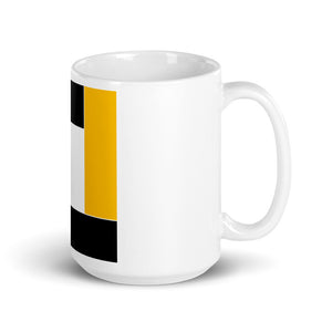 Yellow Color Block Mug